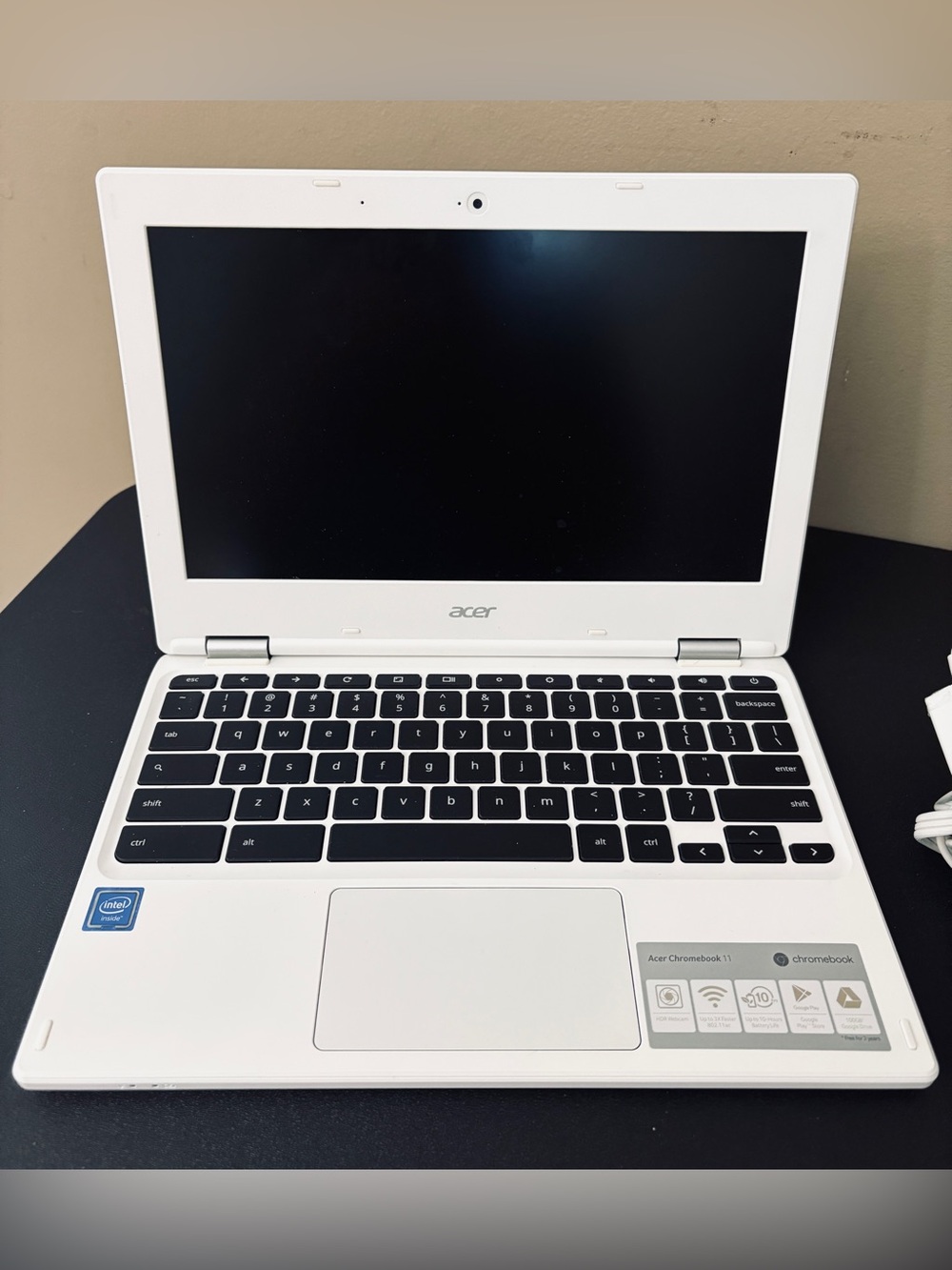 Acer Chromebook N15Q8 11.6" Intel N3060@1.6GHz 4GB RAM 16GB SSD C738T | C1119
